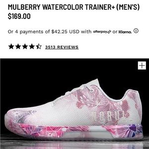NoBull Trainer + Mulberry Watercolor limited release! Men’s size 10